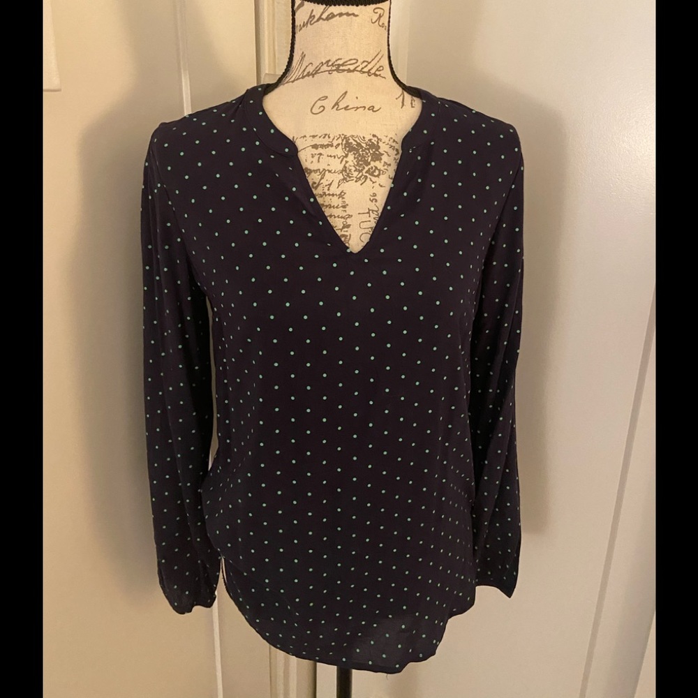 NWT GAP Polka Dot Blouse Size XS